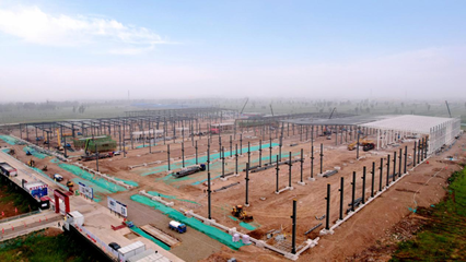 太重中大型工程起重机智能制造项目承台安装圆满完成