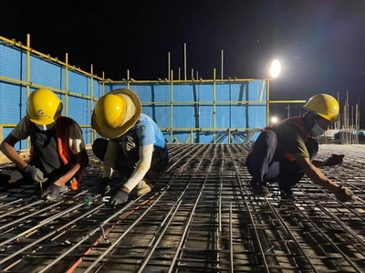 大干快上促生产 求真务实保进度——新宇公司灵华项目昼夜奋战,跑出施工“加速度”